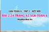 Bài 2.24 SGK Toán 6 tập 1 Kết nối tri thứcức